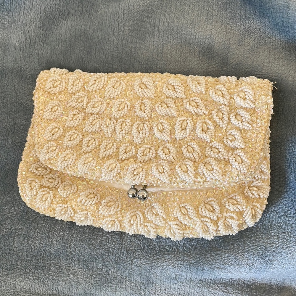 Vintage Beaded Clutch